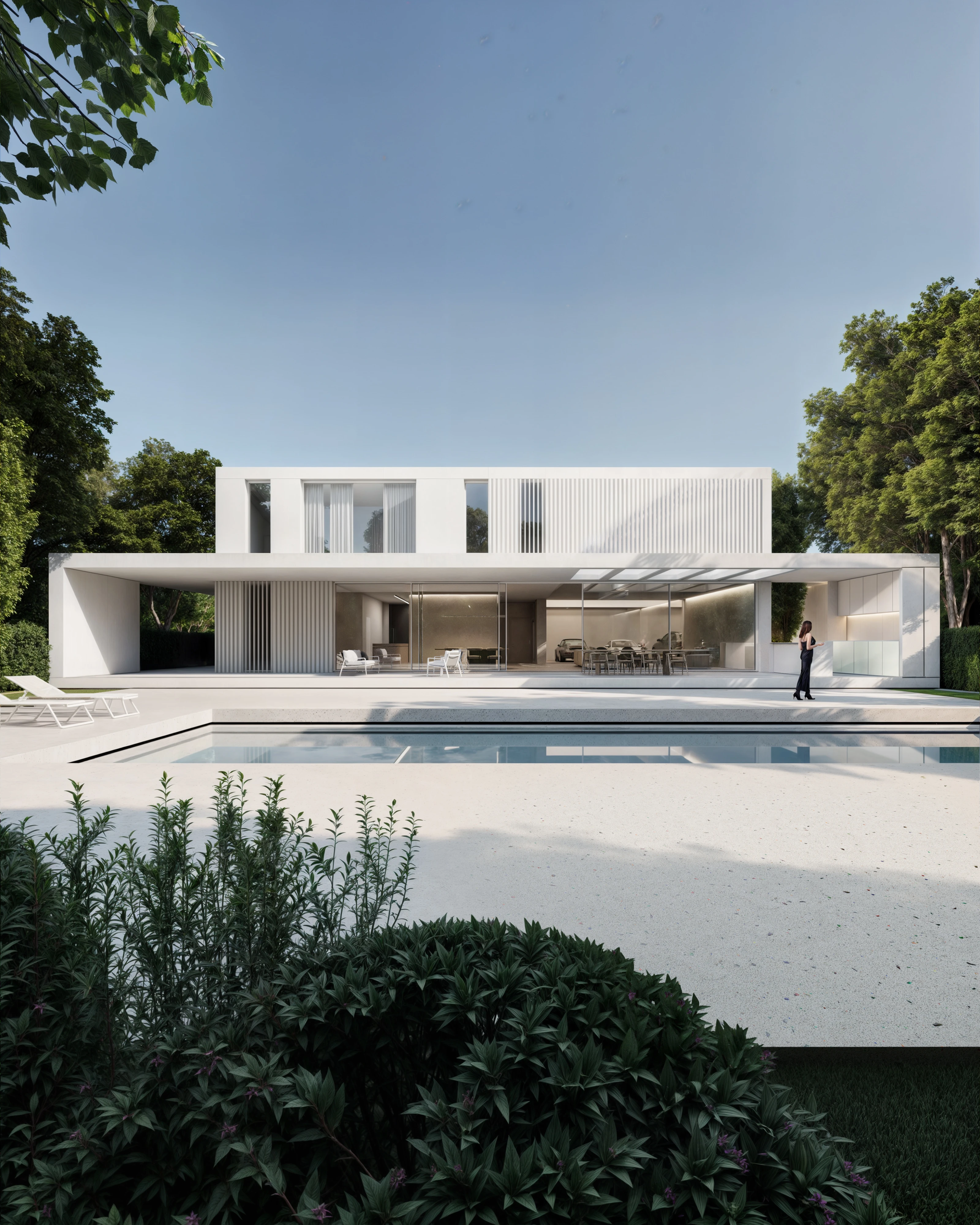 25.007 DVD — exterior view 1, private residence in Düsseldorf, Germany, Andoni Studio