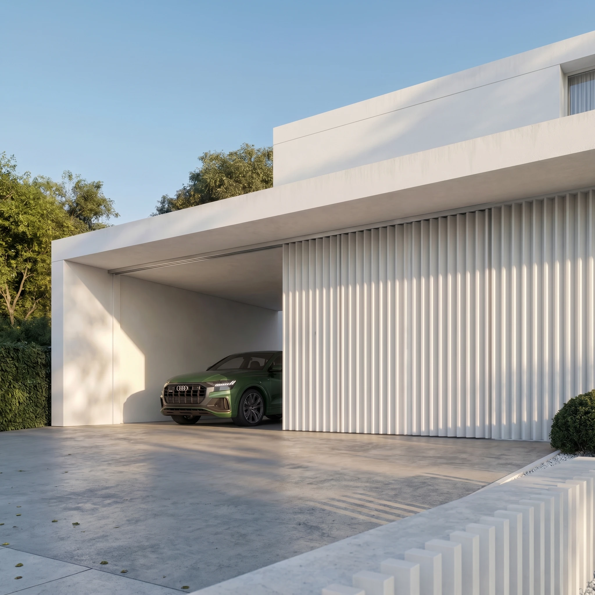 25.007 DVD — exterior view 6, private residence in Düsseldorf, Germany, Andoni Studio
