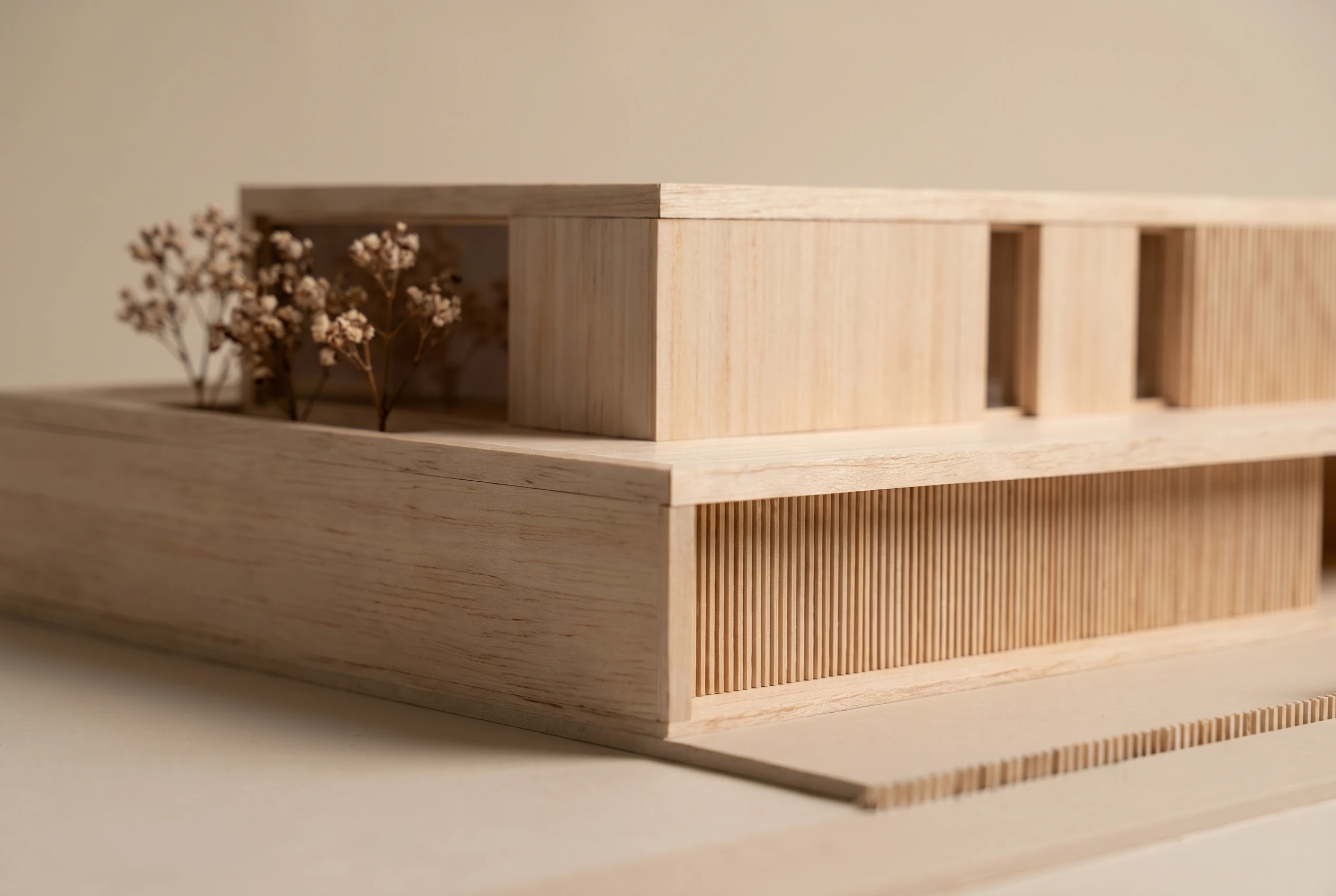 25.007 DVD — physical architectural model 2, private residence in Düsseldorf, Germany, Andoni Studio