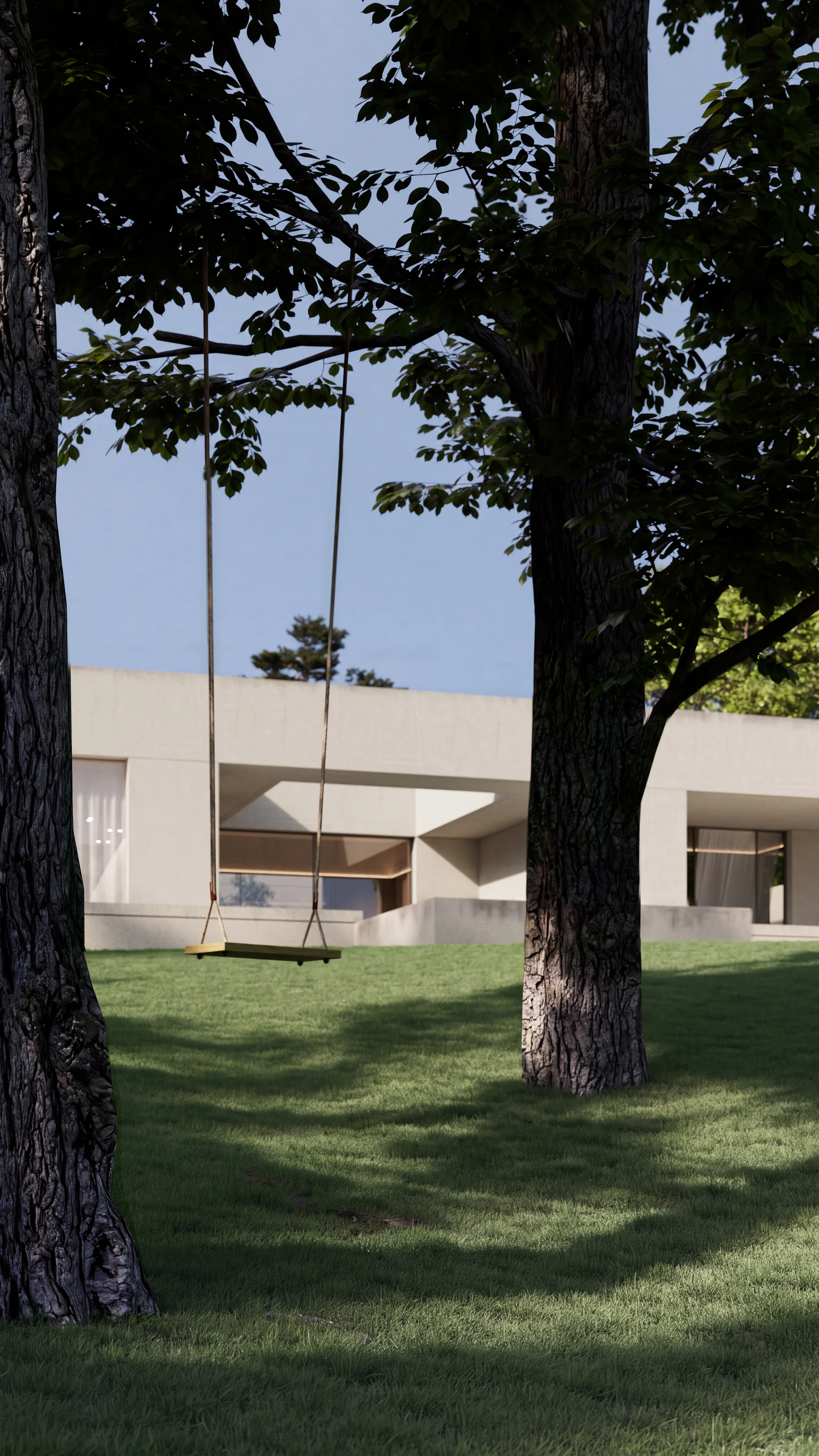 26.008 THR — exterior view 3, private residence in Tirana, Albania, Andoni Studio