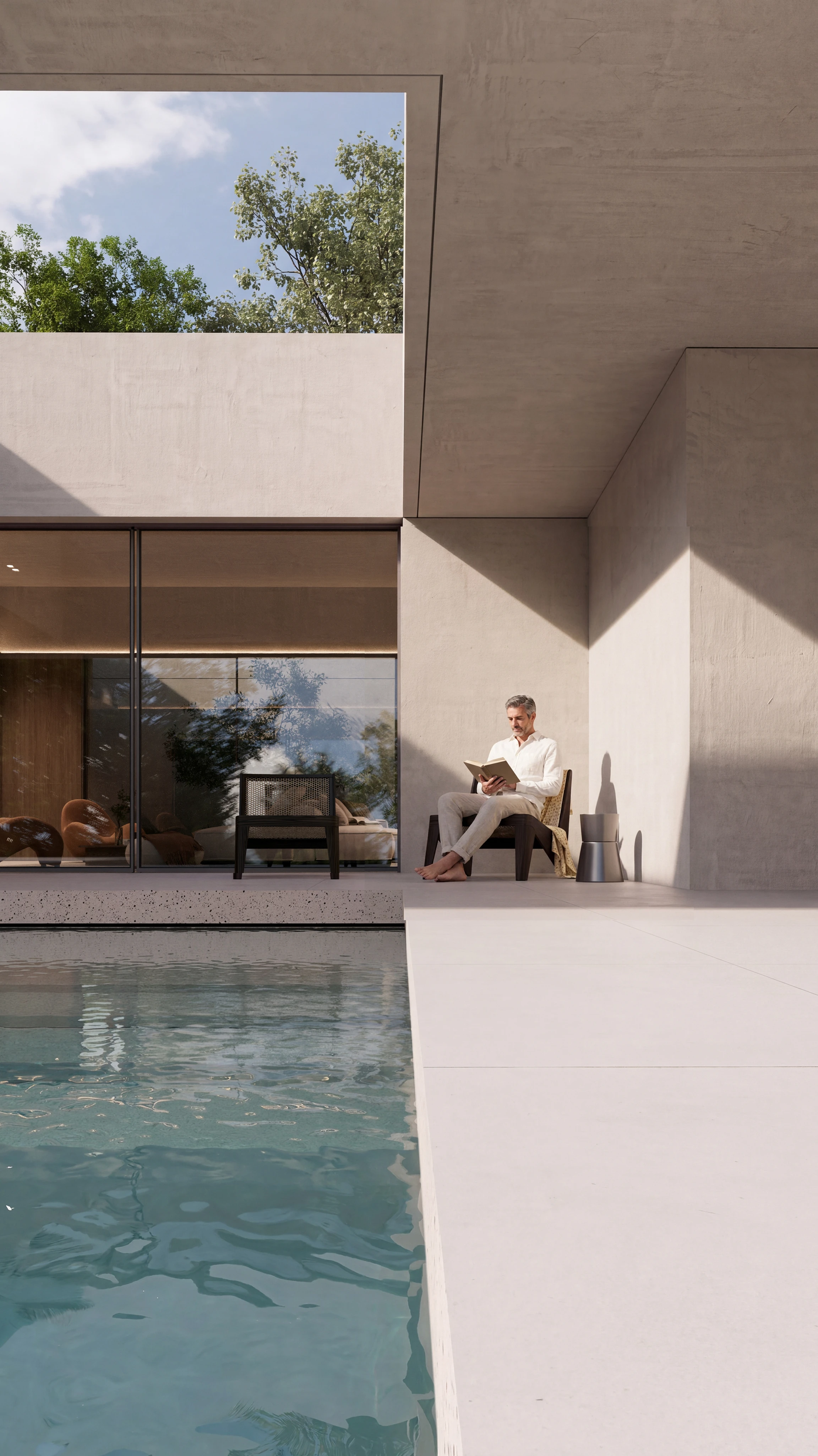 26.008 THR — exterior view 6, private residence in Tirana, Albania, Andoni Studio